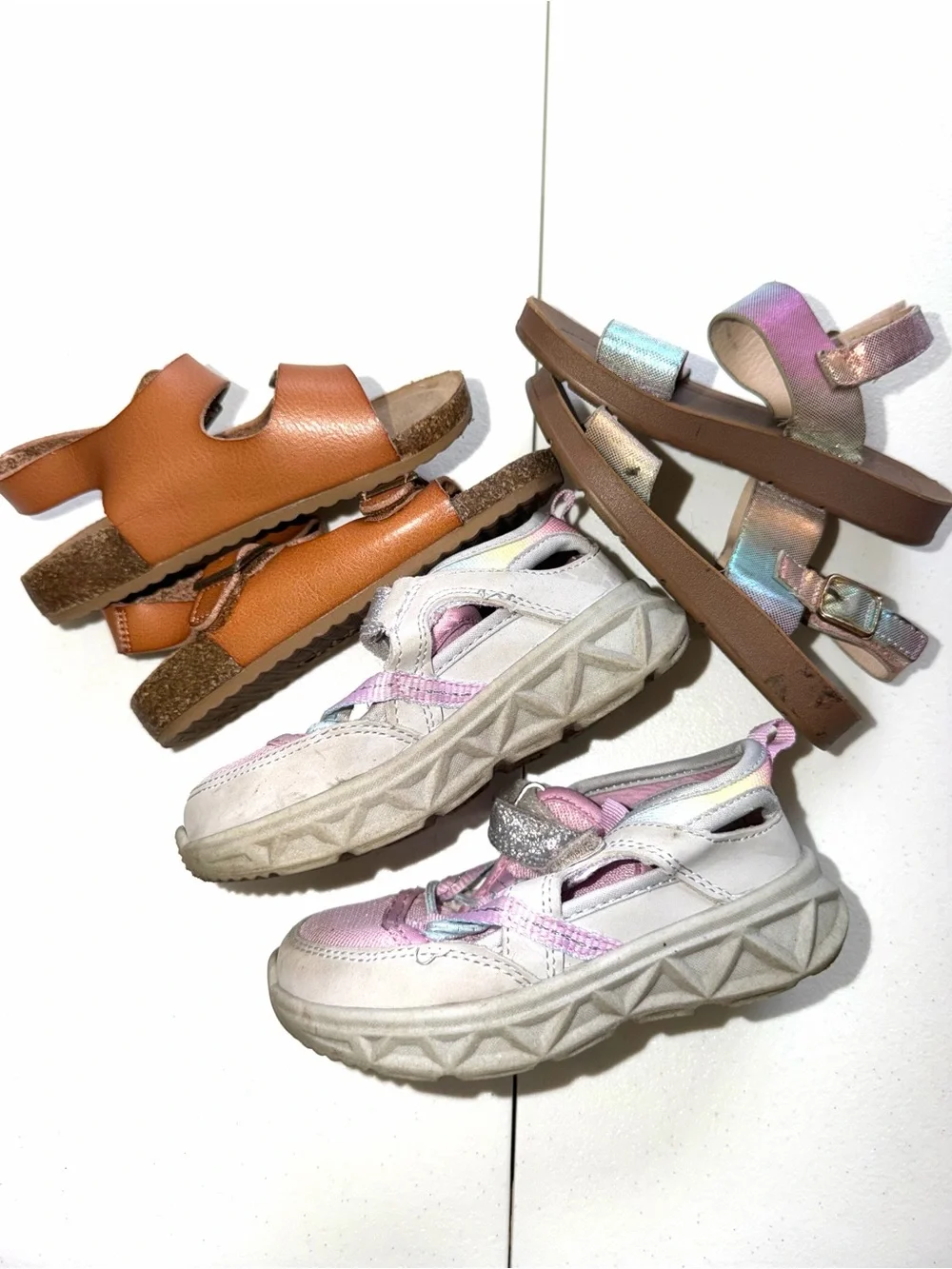 Toddler Girls Shoe Lot Sizes 7 & 8 | Cat & Jack + OshKosh B'gosh Sandals
